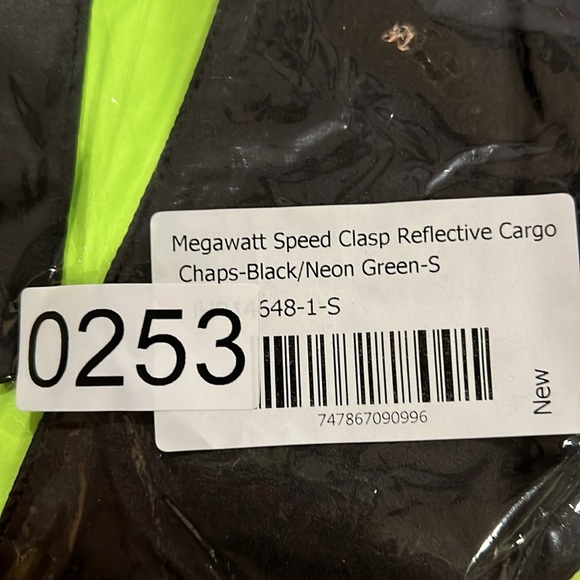 NWT  Clasp Reflective Cargo Chaps - Picture 10 of 10